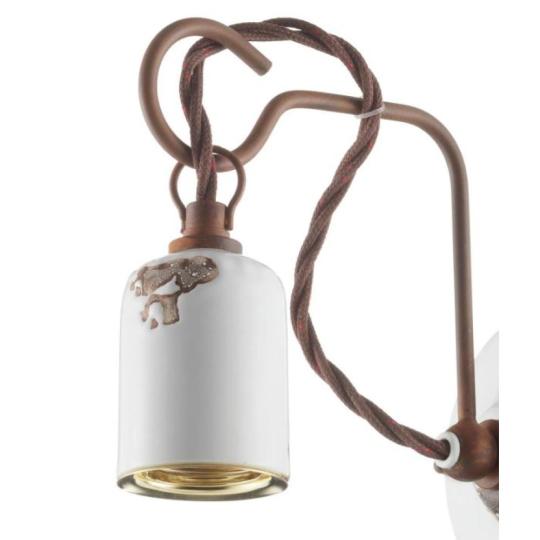 vintage biele rustikalna keramicka lampa loft design stena osvetlenie elegantne bistro ferroluce retro antik chalupa lampa retro rucne vyrobena lampa stredomorsky.jpg